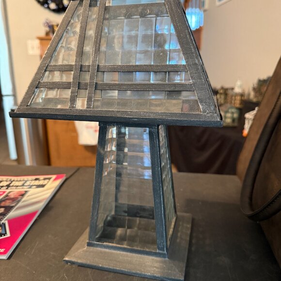 PartyLite Weathered Zinc Candle Lamp 12.5" Retired P9D/P91382 - Picture 2 of 2